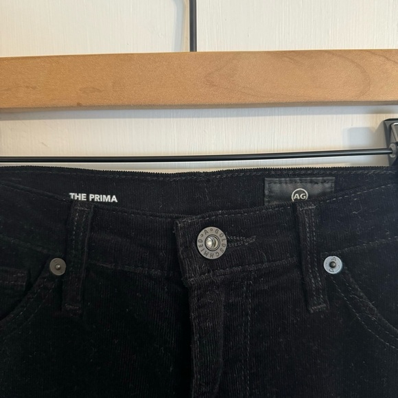 AG Prima CORDUROY CIGARETTE LEG Black Corduroy Size 26R - Picture 3 of 11
